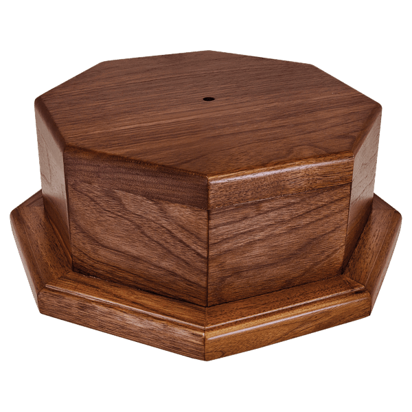 11 1/4" x 4 5/8" Walnut Perpetual Base