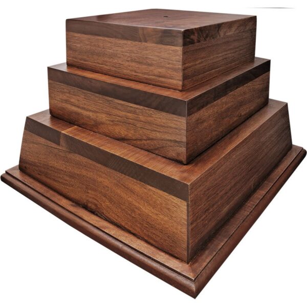 15" x 10 3/8" Walnut Perpetual Base