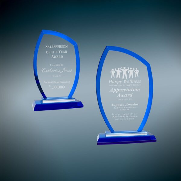 Peak Blue Regal Glass Sample Set