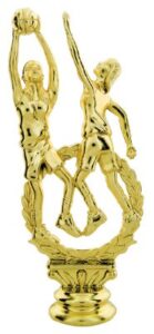 6 1/2" Female Double Action Basketball Figure