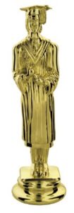 5" Female Graduate Figure
