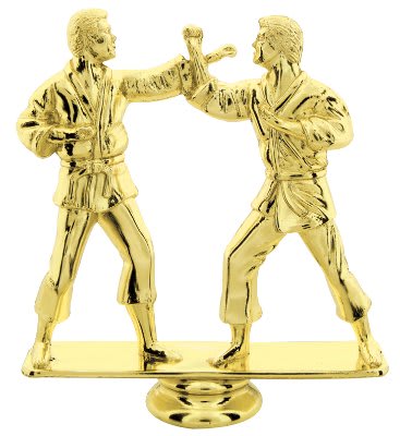 5" Male Double Action Karate Figure