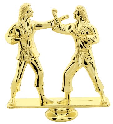 5" Female Double Action Karate Figure
