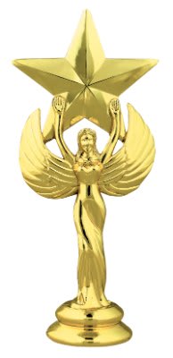 5 1/2" Female Victory Figure with Star