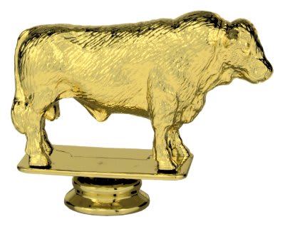 3 1/2" Hereford Bull Figure
