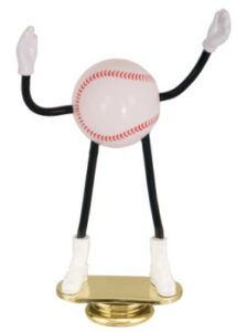 5" Baseball Bendable Trophy Dude Figure
