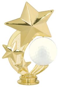 5" Golf 3-Star Spinning Figure
