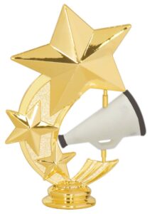 5" 3-Star Spinning Cheer Figure