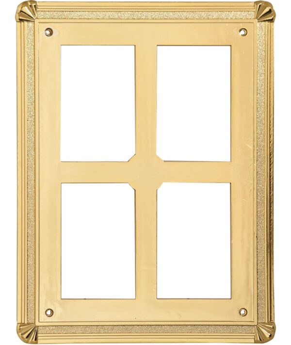 5" x 7" Gold Plastic Plaque Frame