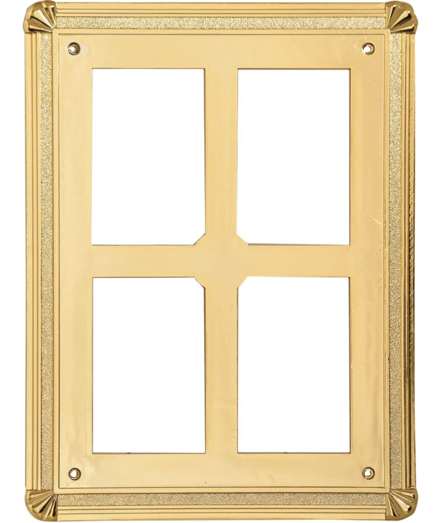 5" x 7" Gold Plastic Plaque Frame