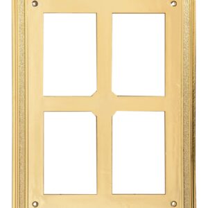 7" x 10" Gold Plastic Plaque Frame
