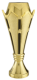 7" Gold/Black Royal Crown Riser