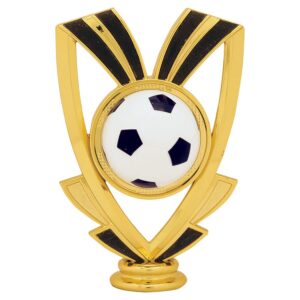 5" Soccer Ribbon Figure