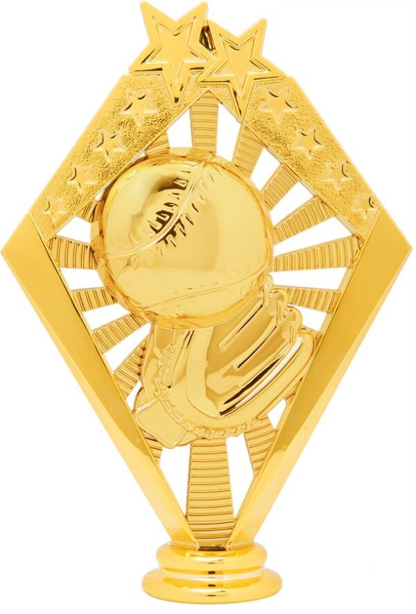 6" Gold Baseball / Softball Sunrise Figure