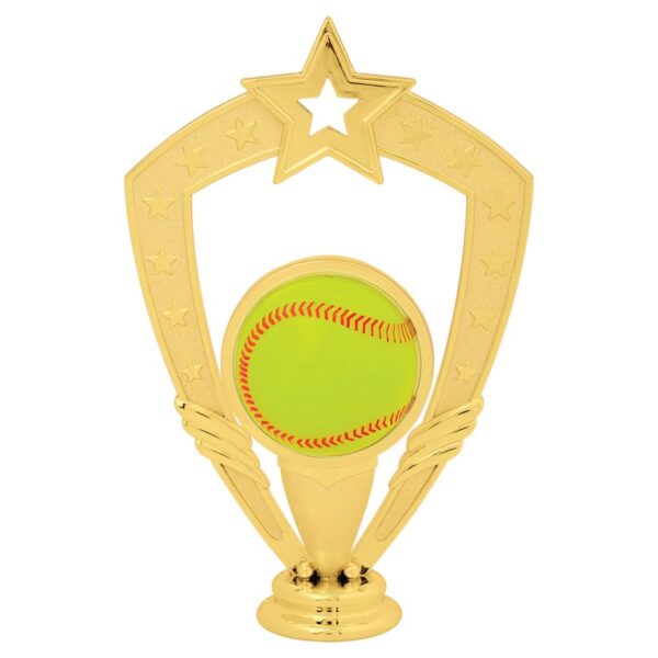 6" Softball 3D Figure