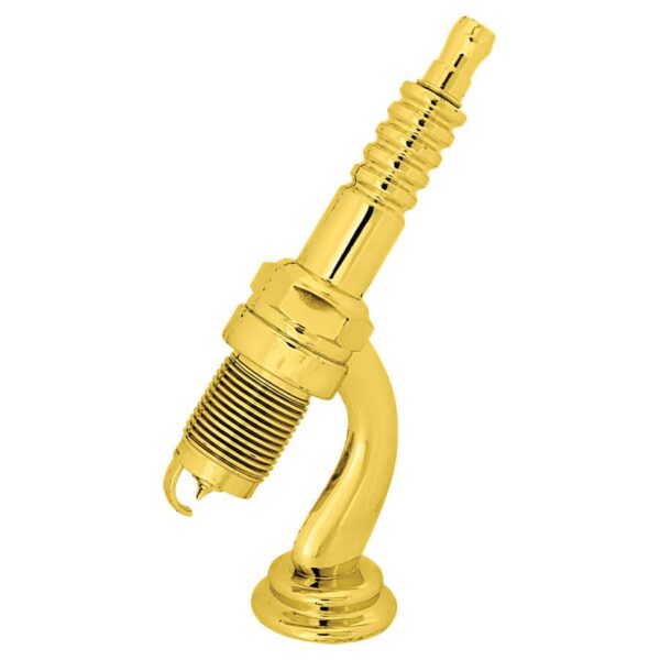 6" Gold Spark Plug Figure