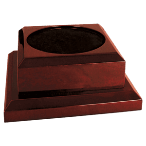 8" x 8" Rosewood Royal Piano Finish Pedestal Base