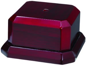 5" x 2 1/2" Rosewood Royal Piano Finish Cup Base