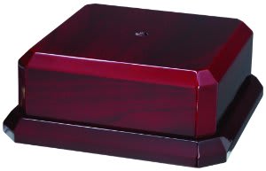 7" x 2 1/2" Rosewood Royal Piano Finish Cup Base