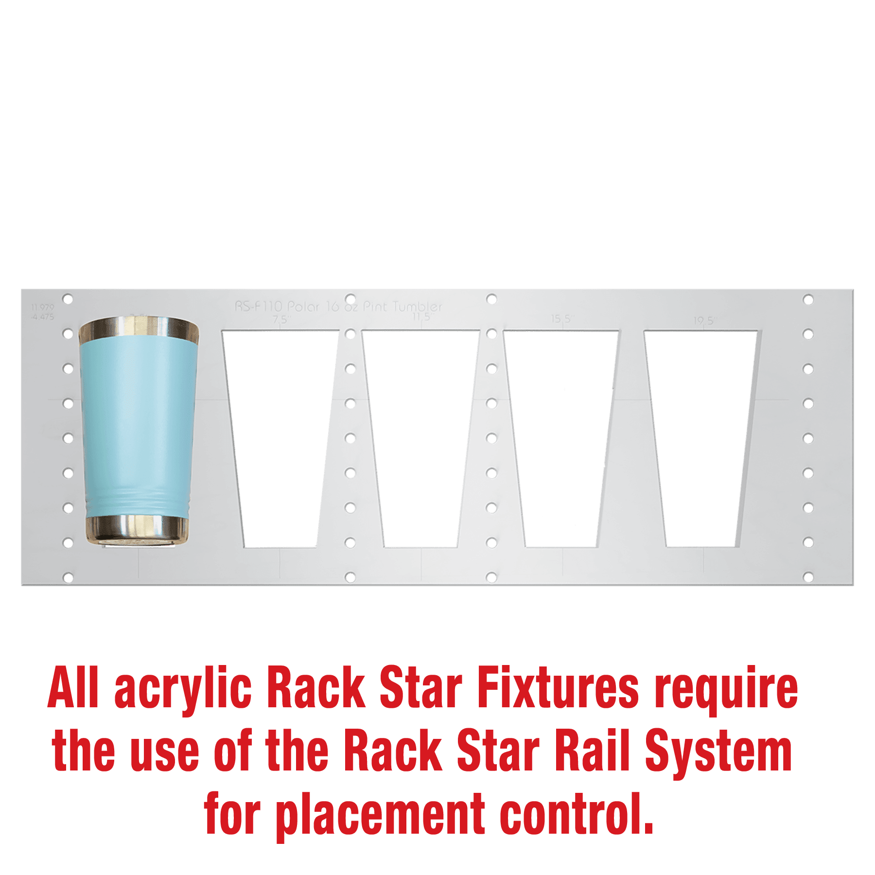 16 oz. Polar Camel Pint Fixture-Holds 5