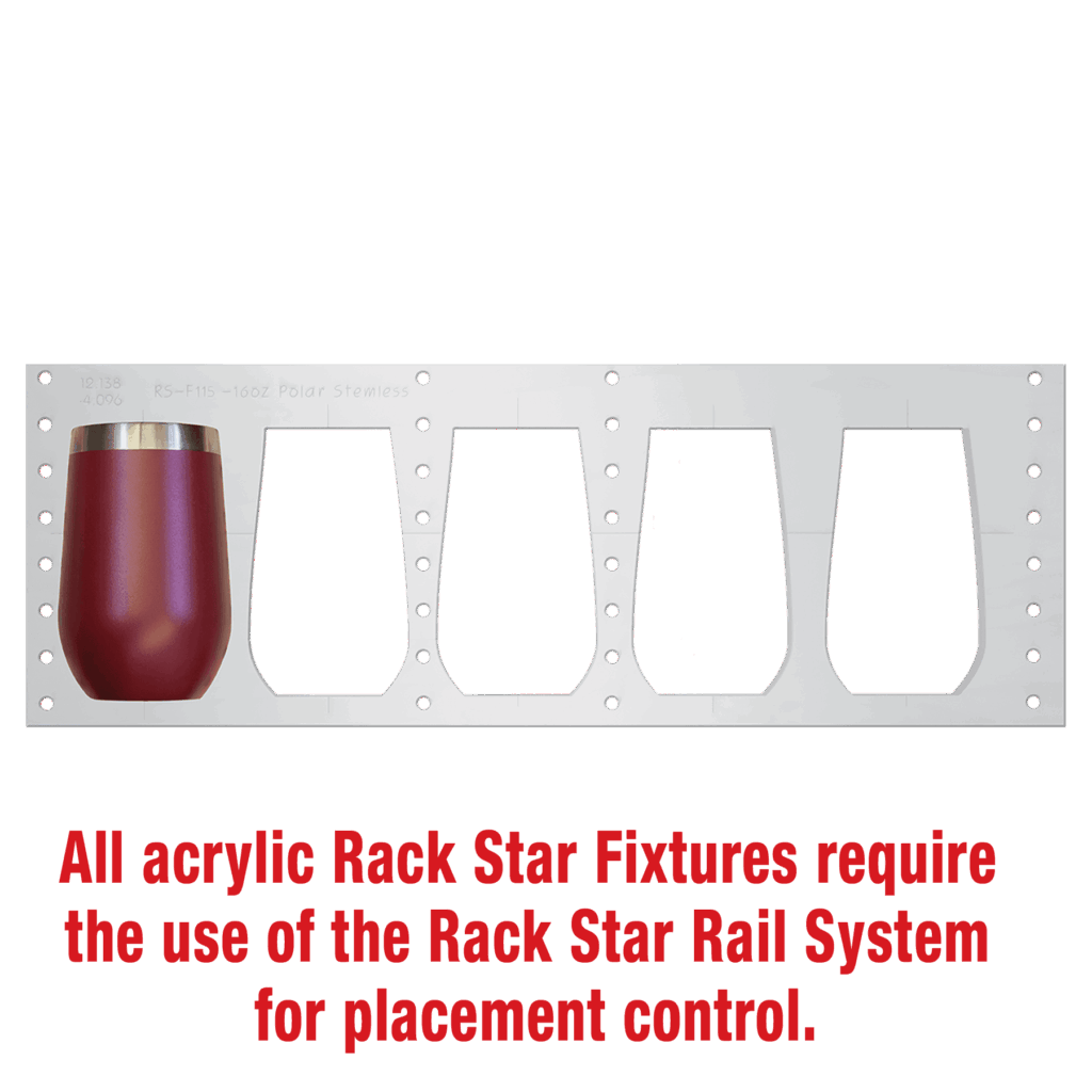 16 oz. Polar Camel Stemless Fixture-Holds 5