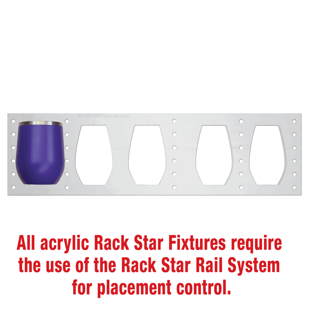 12 oz. Polar Camel Stemless Fixture-Holds 5