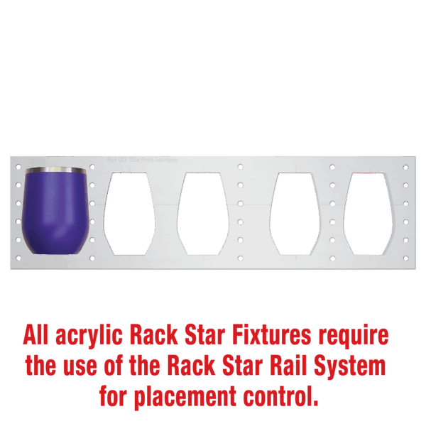 12 oz. Polar Camel Stemless Fixture-Holds 5