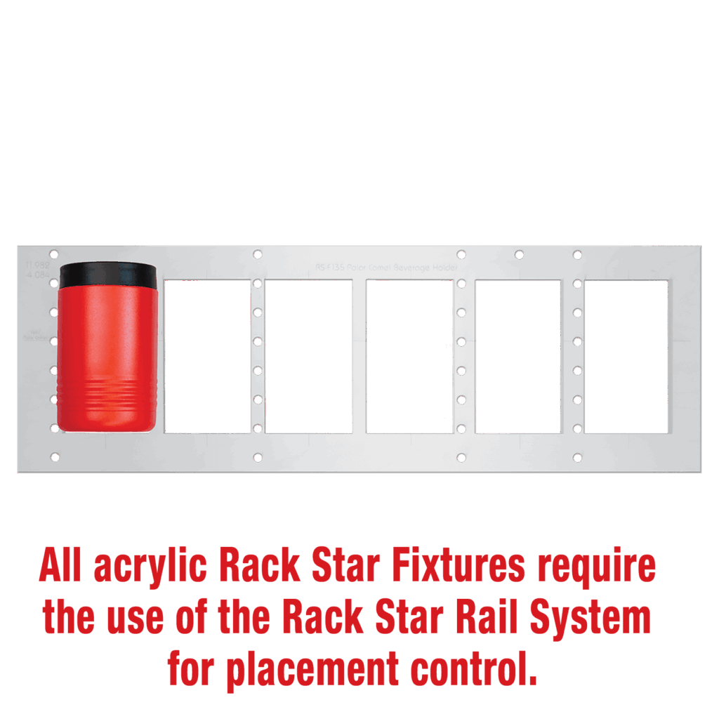 12/16 oz. Polar Camel Beverage Holder Fixture-Holds 6