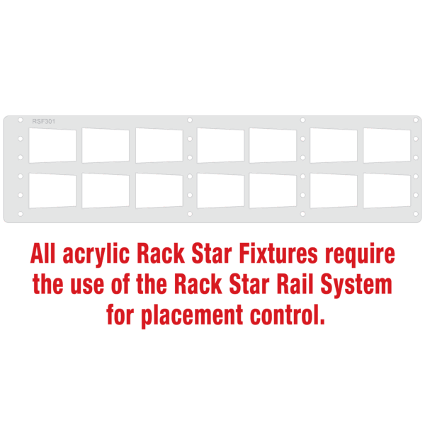 PCG101 Shot Glass Rack Star Fixture-Holds 14