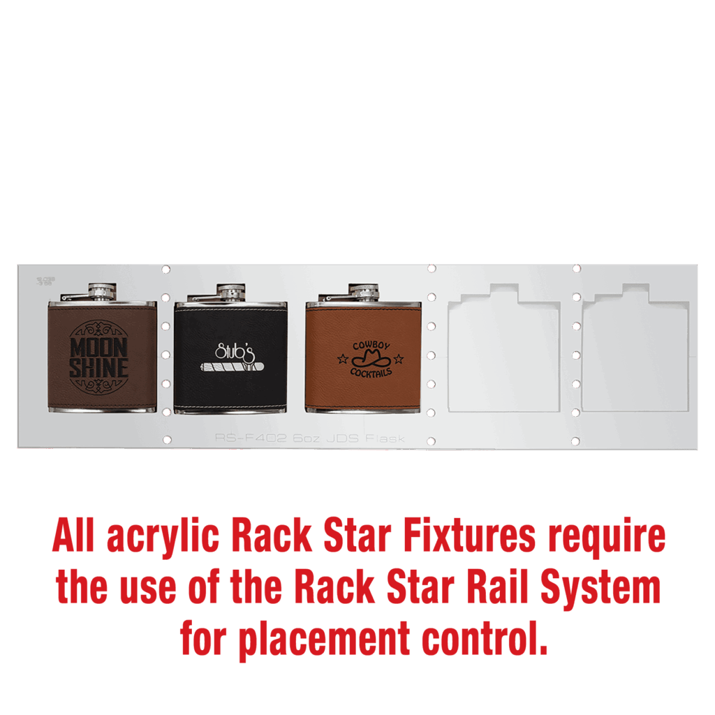 6 oz. JDS Flask  Fixture - Holds 5