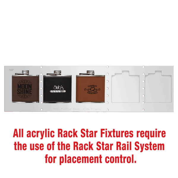 6 oz. JDS Flask  Fixture - Holds 5