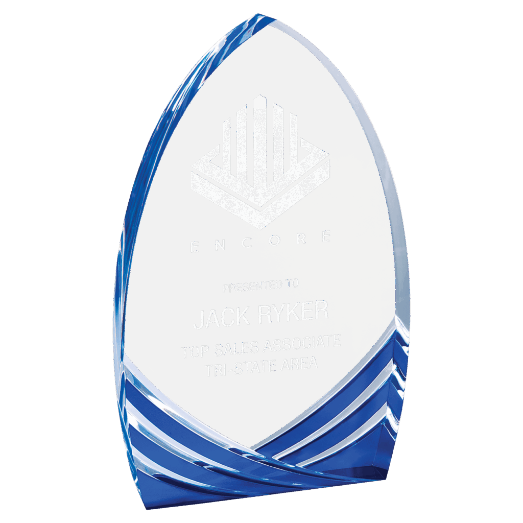 7" Blue Cathedral Soaring Acrylic