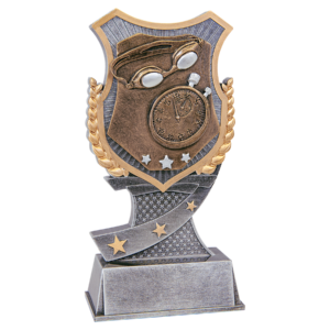 7" Swimming Shield Award