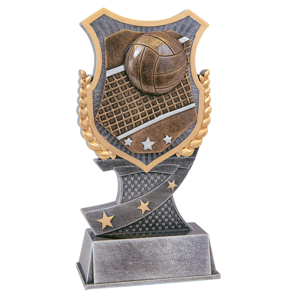 7" Volleyball Shield Award
