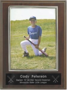 5" x 7" Silver Self-Adhesive Slide-in Frame