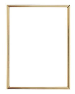 6" x 8" Gold Self-Adhesive Slide-in Frame