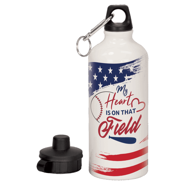 20 oz. White Sublimatable Aluminum Water Bottle