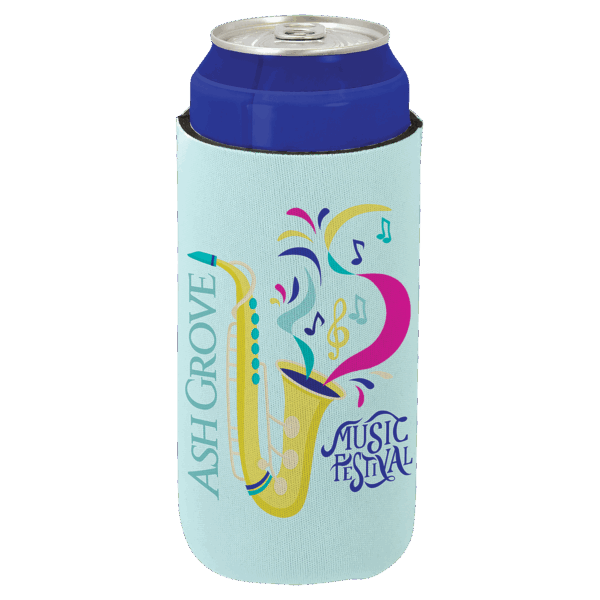 White Sublimatable 16 oz. Can Beverage Holder