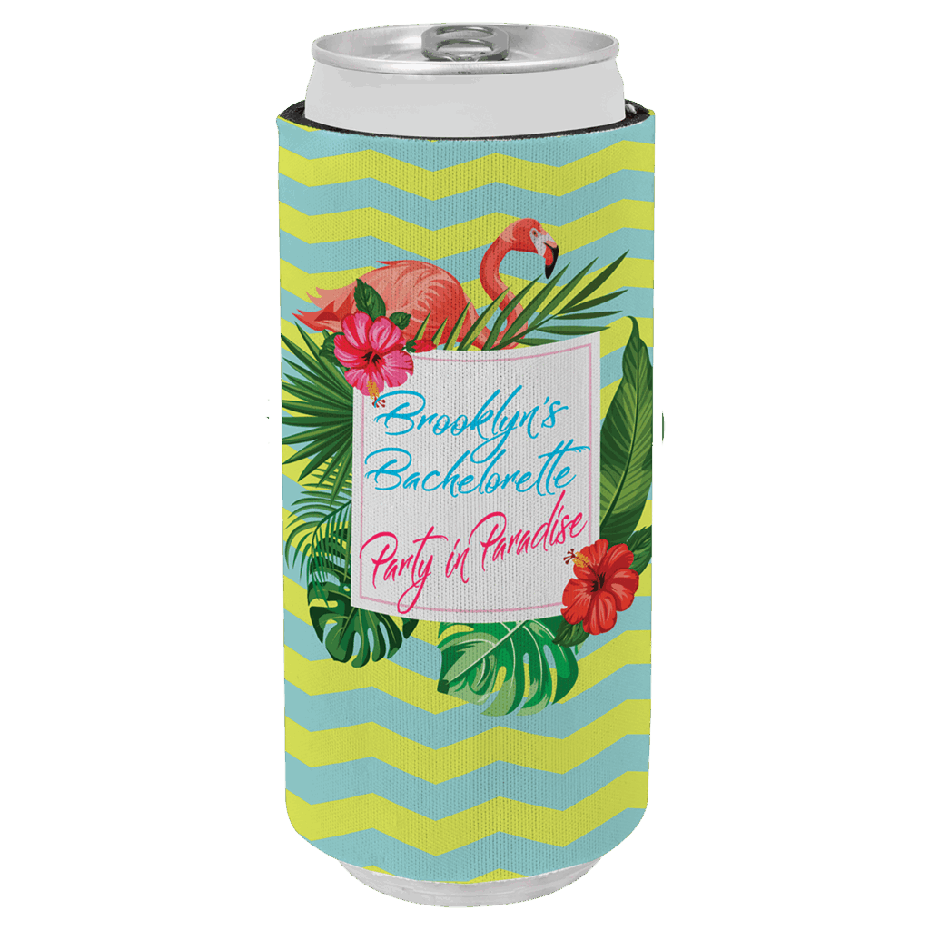 White Slim Sublimatable Beverage Holder