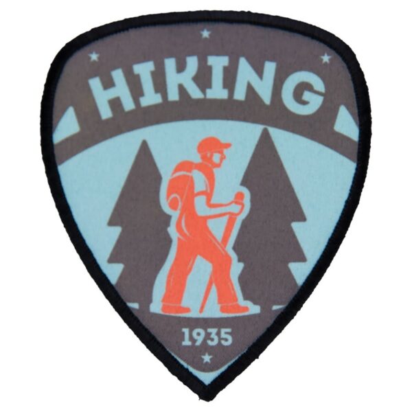 3" x 3 1/2" Shield Sublimatable Patch with Adhesive & Black Border