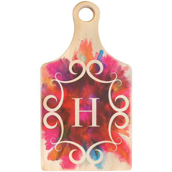 13 1/2" x 7" Sublimatable Paddle Shaped  Wood Cutting Board