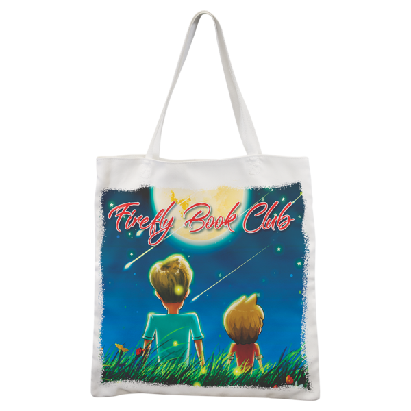 15 1/4" x 15 1/2" White Canvas Bag