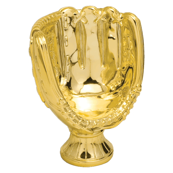 5" Gold Baseball/Softball Glove Resin
