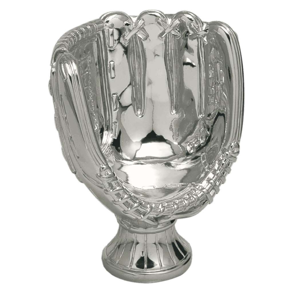 5" Silver Baseball/Softball Glove Resin