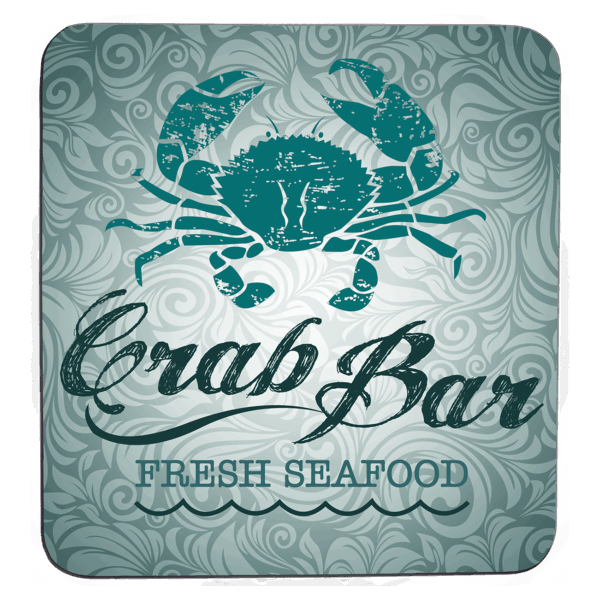 3 3/4" x 3 3/4" Sublimatable Flexible Square Coaster with Rubber Backing