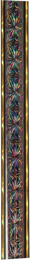 45" Black/Gold Round Starlight Trophy Column