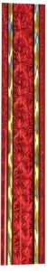 45" Red/Gold Rectangular Starlight Trophy Column