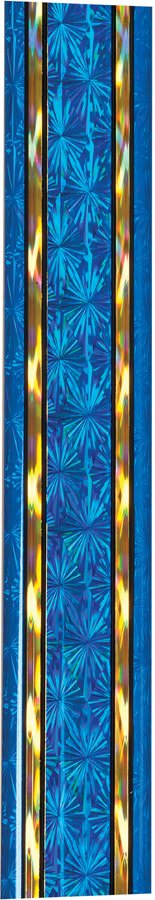 45" Blue/Gold Rectangular Starlight Trophy Column