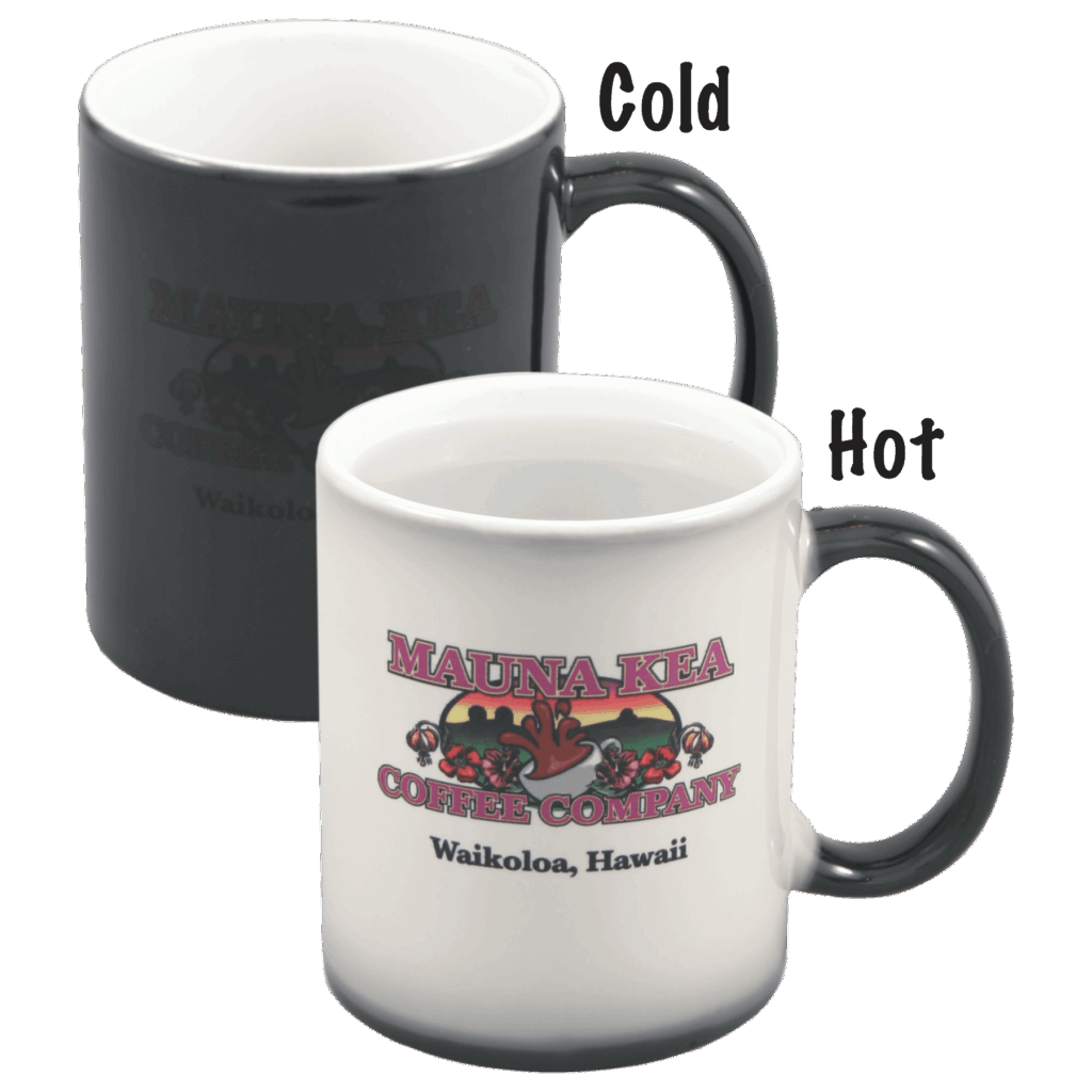 11 oz. Black/White Color Changing Sublimatable Ceramic Mug