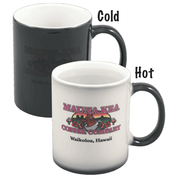 11 oz. Black/White Color Changing Sublimatable Ceramic Mug